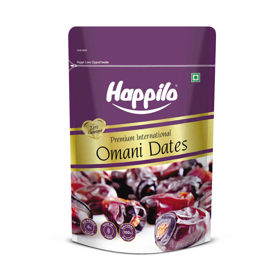 Happilo Premium Omani Dates | Naturally Sweet Khajur | No Added Sugar