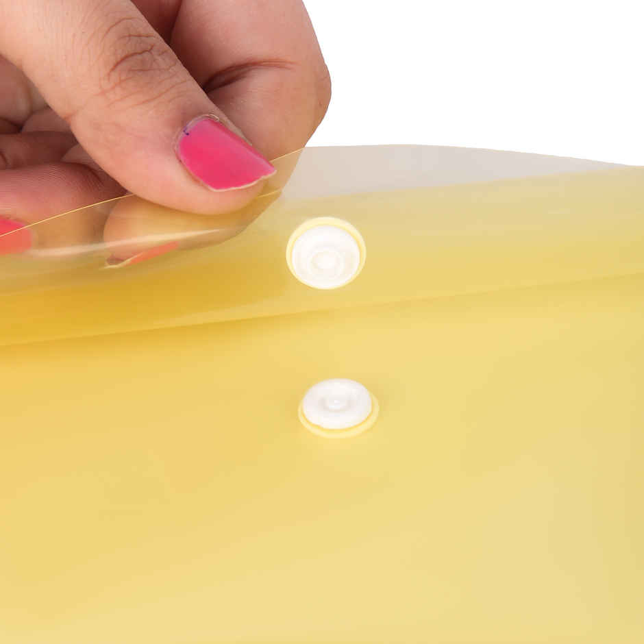 Saya Designer Clear Bag | Elegant and Durable Document Organizer with a Sleek Design | Assorted