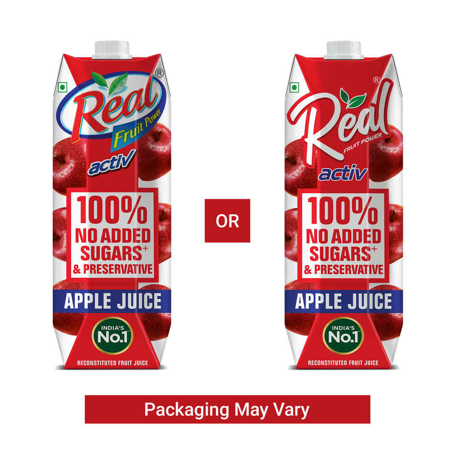 Dabur Real Activ Apple Juice | Refreshing Fruit Drink