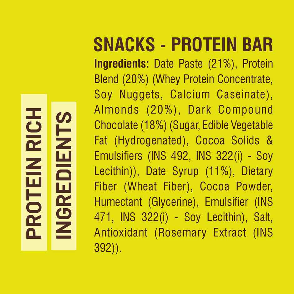 RiteBite Max Protein 10g Protein Bar Date & Almond