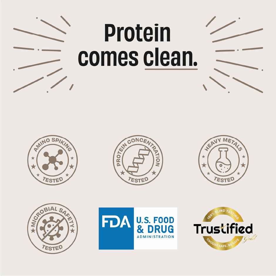 The Whole Truth Unflavoured Whey Protein Concentrate (26g Protein Per Scoop)