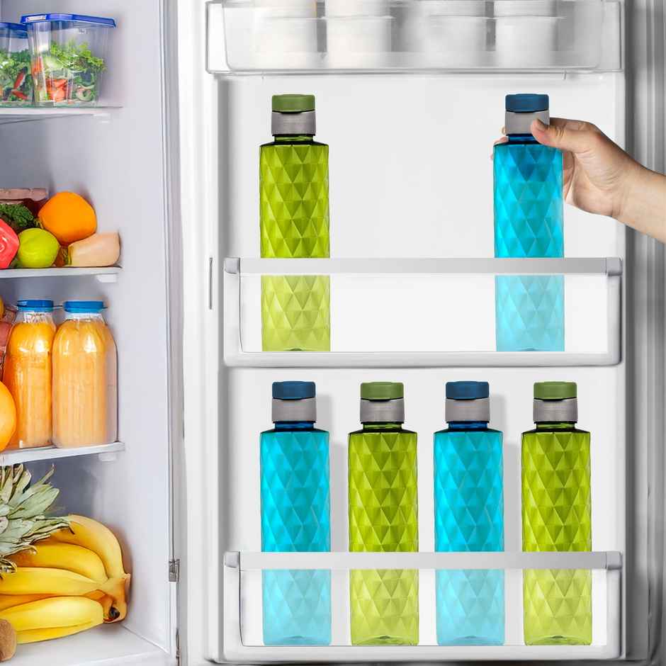 Flair Forever Pet Bottle With Fliptop Cap | Blue & Green | 1 L