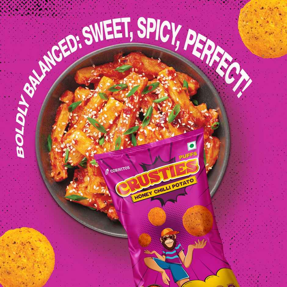Cornitos Crusties Puffs Honey Chilli Potato Flavour