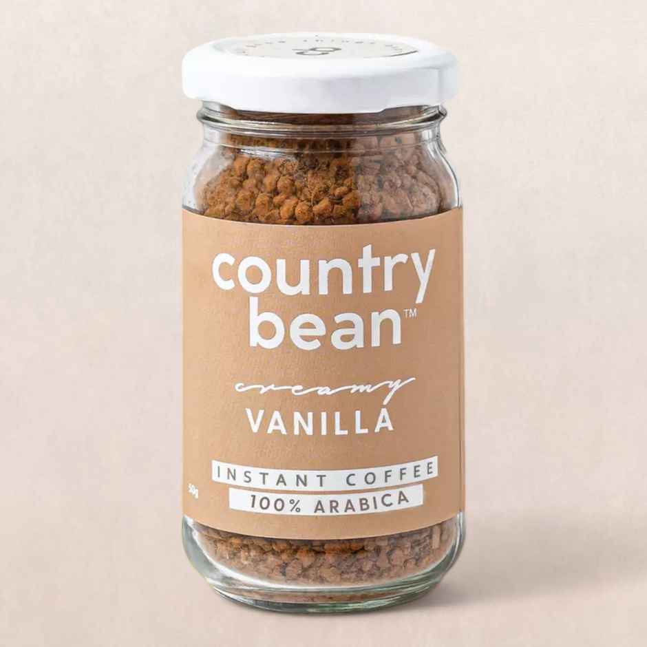 Country Bean Hazelnut Instant Coffee 50 gms(50gms) & Country Bean Vanilla Instant Coffee(50gms) Combo