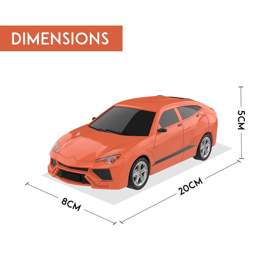 SEEDO Remote Control Car 1:18, 27 MHz, Type-C Rechargeable, Fast Speed Famous 4W | Red