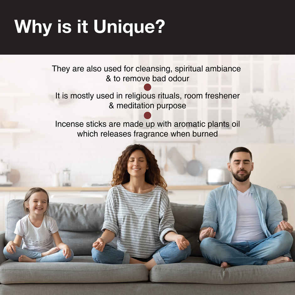 Soulflower Sandalwood Luxury Incense Sticks | 20 Sticks