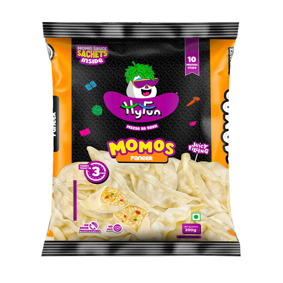 HyFun Paneer Momos, Ready to cook | Frozen
