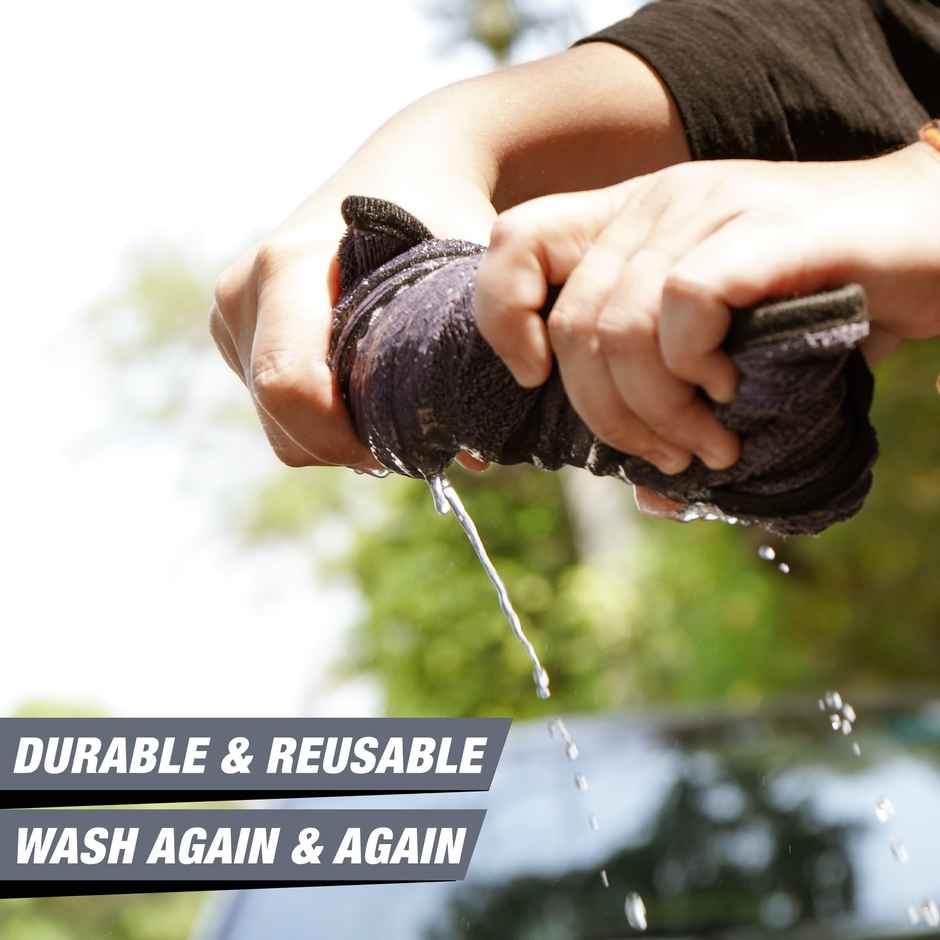 Wavex Microfiber Cleaning Towel | 500 GSM | Grey