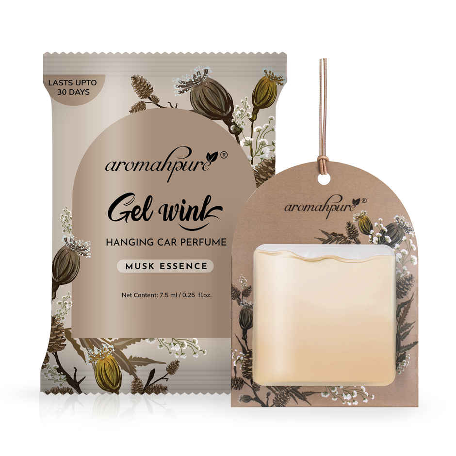 Aromahpure Gel Wink Car Perfume - Musk Essence | Long-Lasting | 30 Days