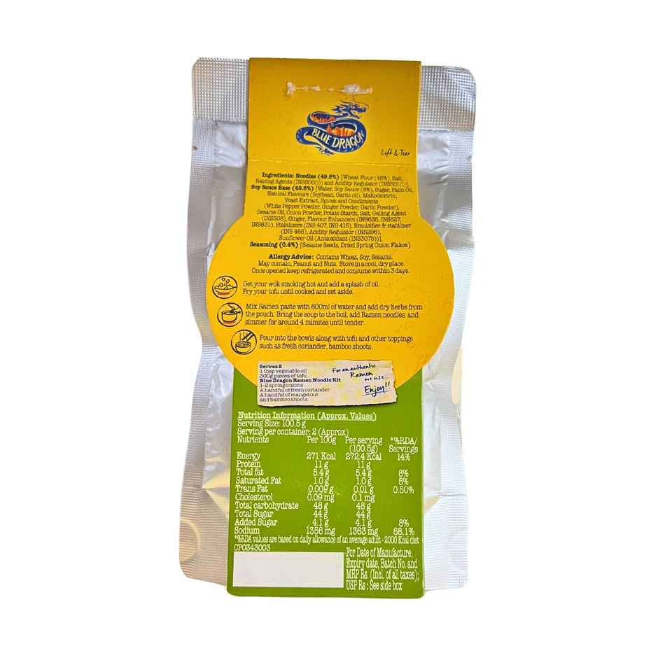 Blue Dragon Vegan Ramen Noodles Kit