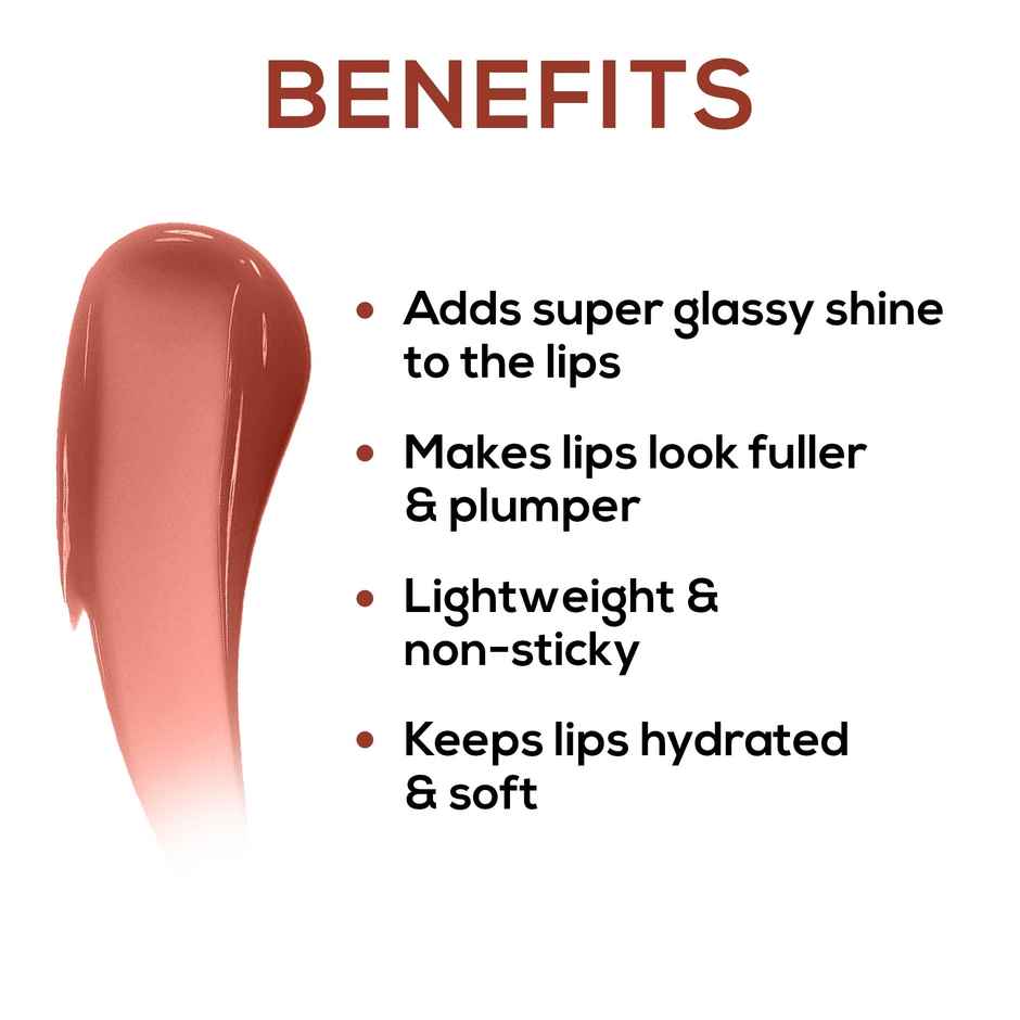 RENEE Hot Lips Nude Lip Gloss | Smooth & Shiny