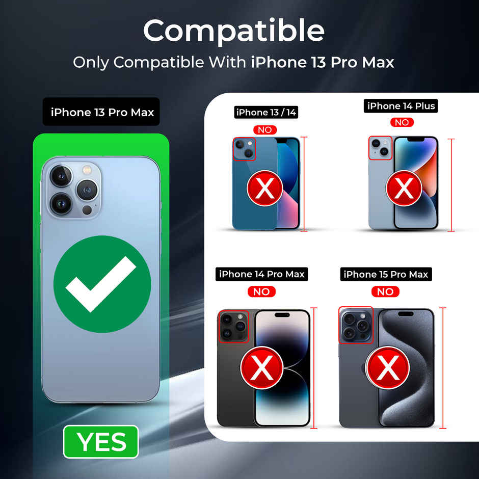 Artistque Case for Iphone 13 Pro Max Back Cover - Transparent Clear Magsafe