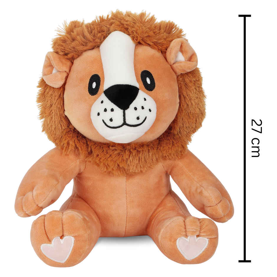 Mirada Brown Sitting Lion Soft Toy -27Cm