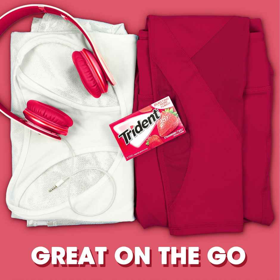 Trident Strawberry Twist Sugar Free Gum