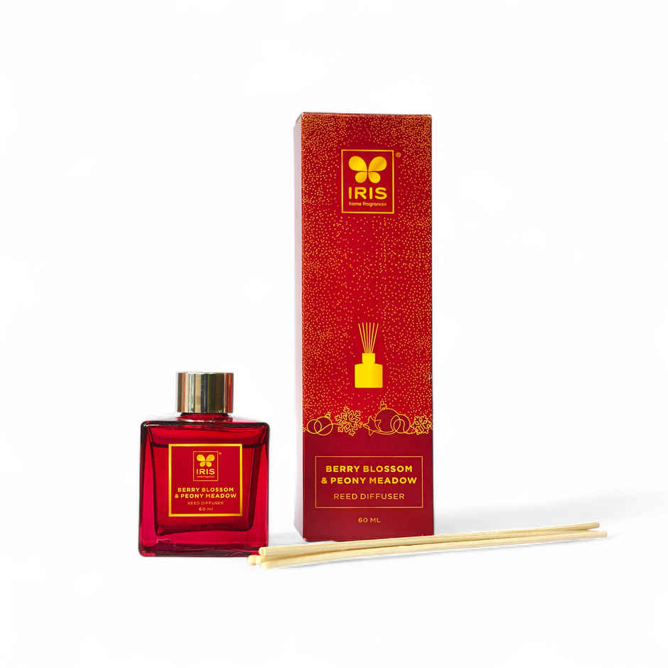 IRIS Reed Diffuser Set | Floral & Fruity Fragrance | Lasts More than 30 Days