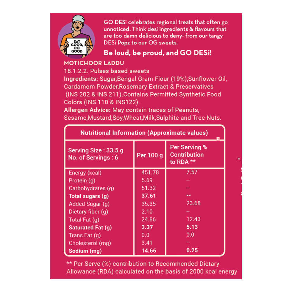 Motichoor Laddu | GO DESi