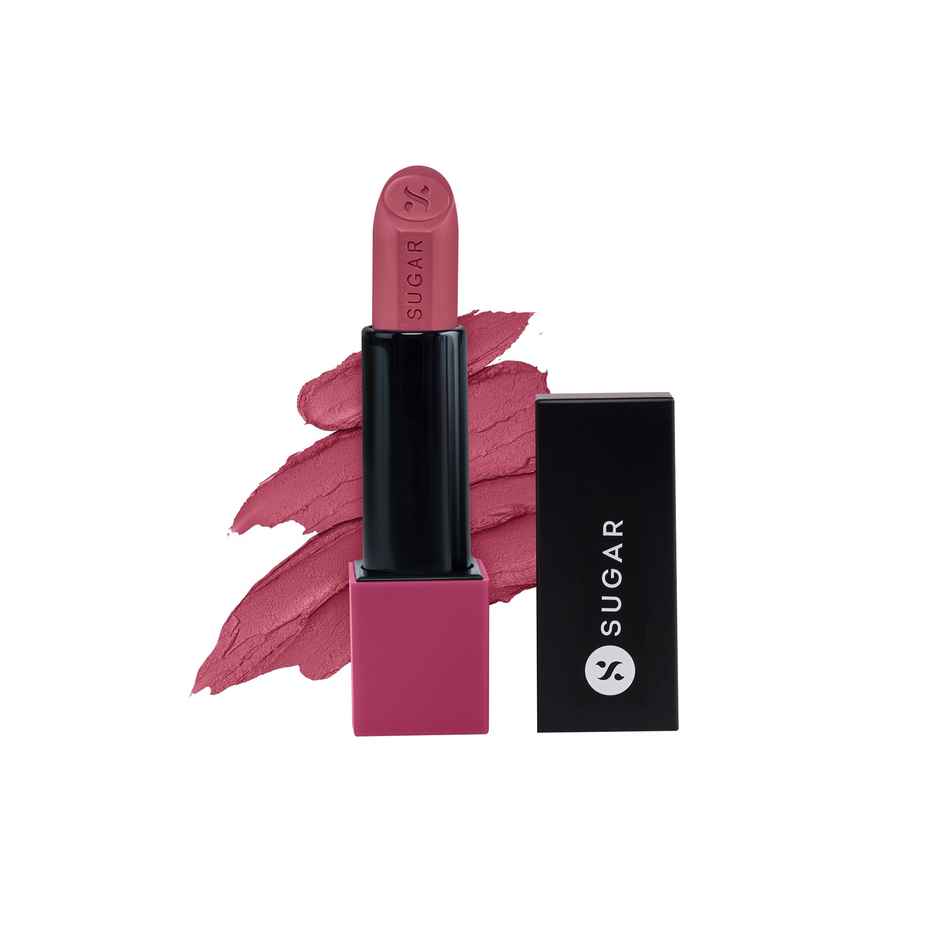 SUGAR Cosmetics Glide Peptide Serum Lipstick | 05 Parisian Pink