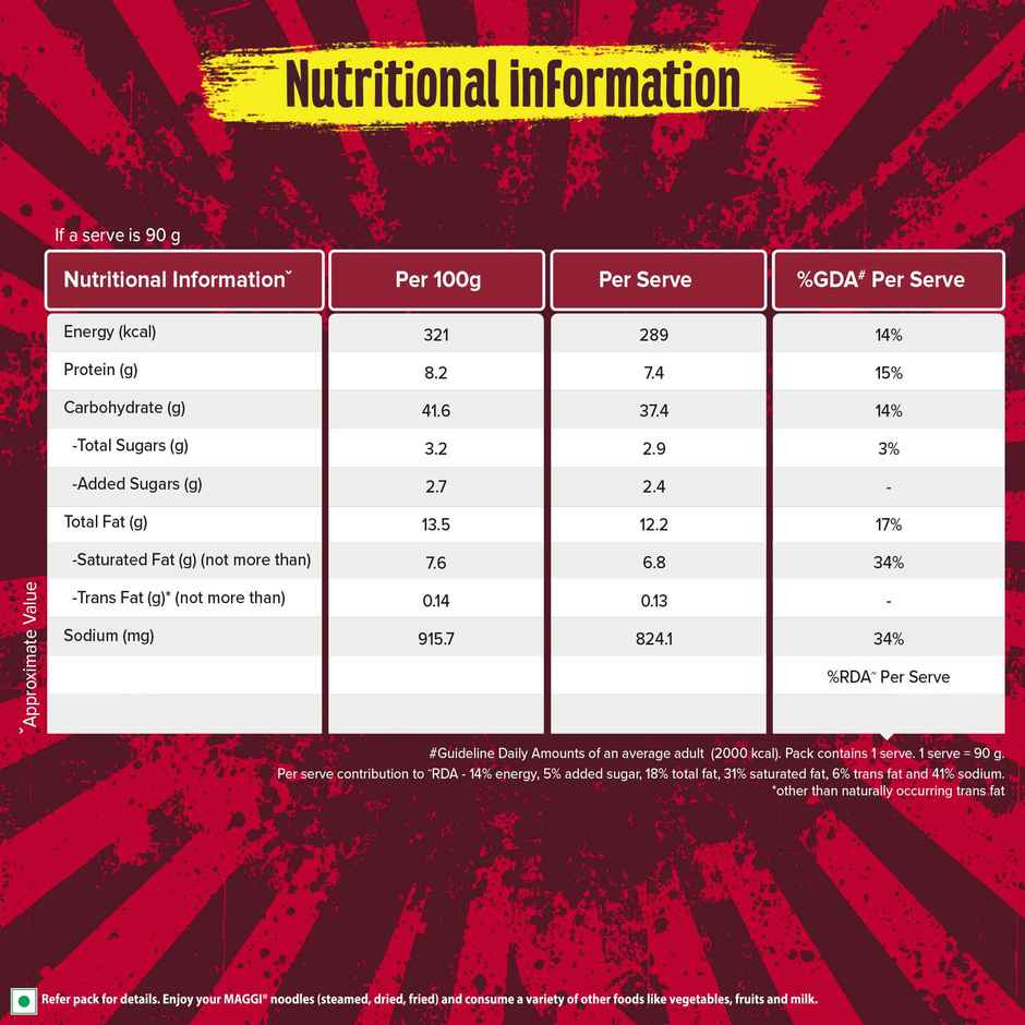 Maggi Korean Bbq Veg Instant Noodles Combo