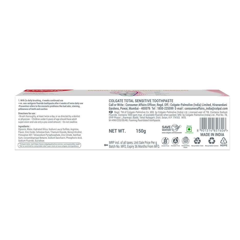 Colgate Total Sensitive Antibacterial Toothpaste