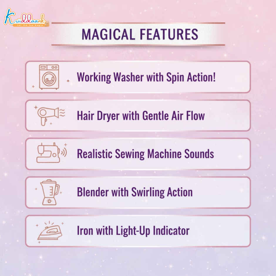 Kriiddaank 6 in 1 Play Pack for Girls