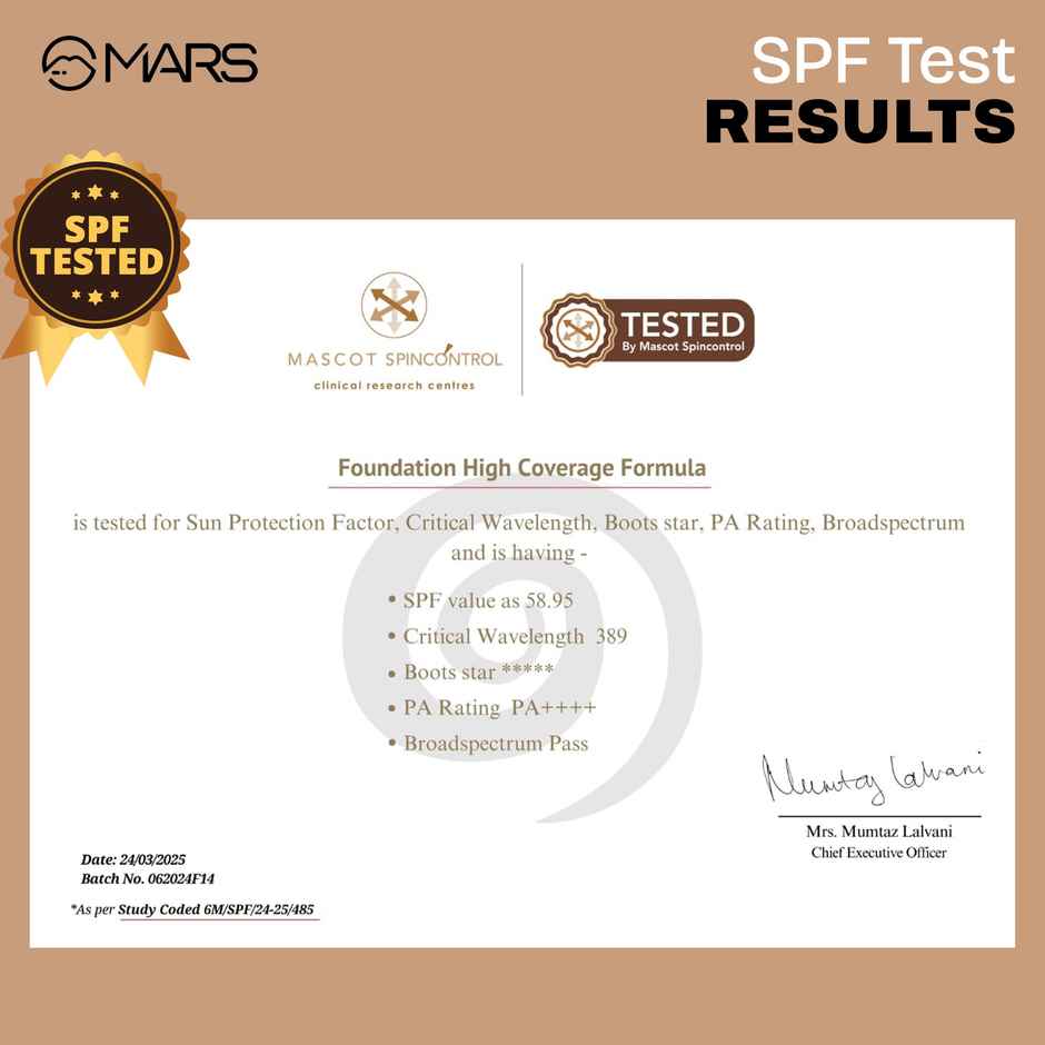 MARS Cosmetics High Coverage Liquid Foundation (Shade-05)