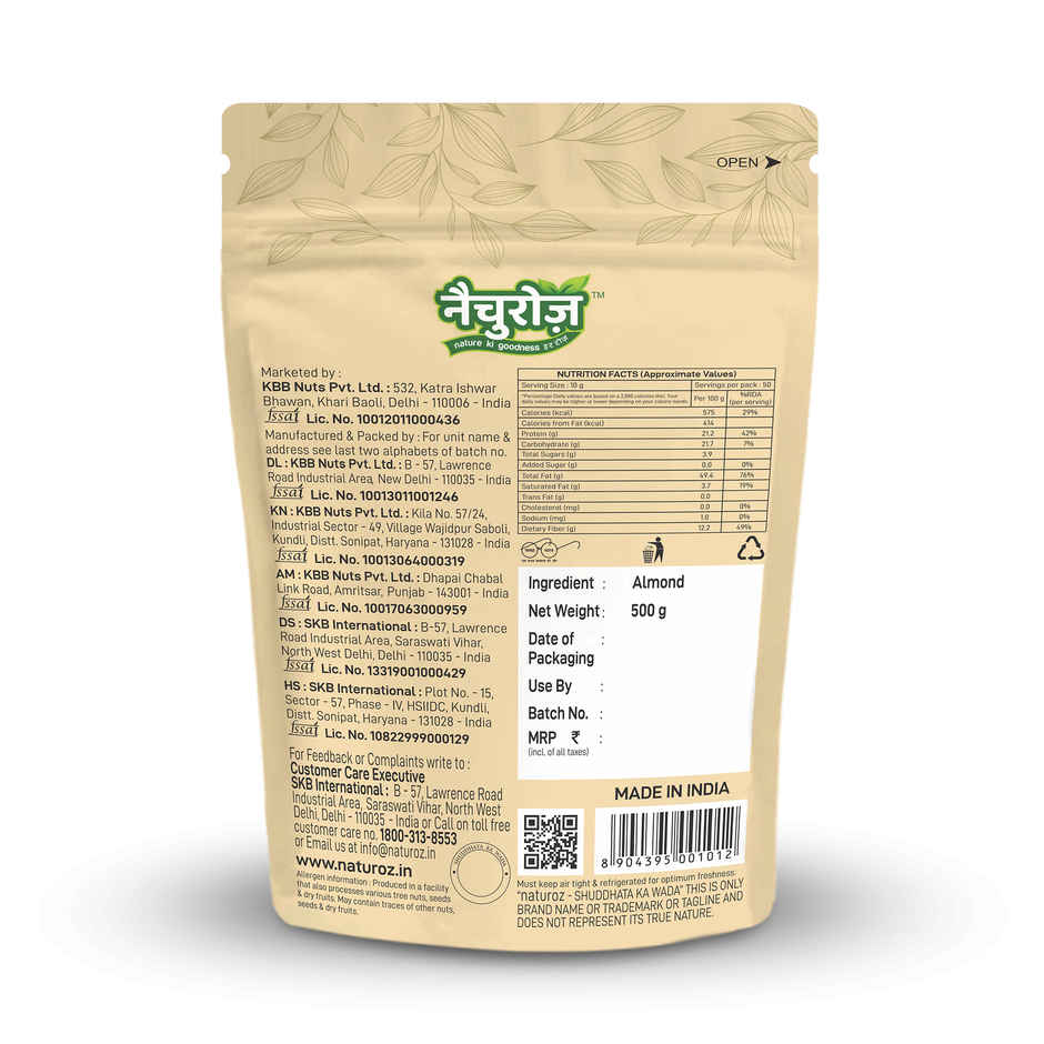 Naturoz Almond Kernels Daily