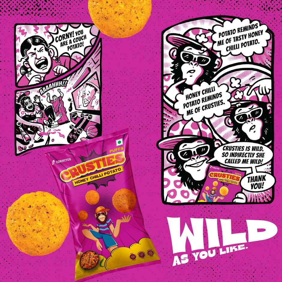 Cornitos Crusties Puffs Honey Chilli Potato Flavour