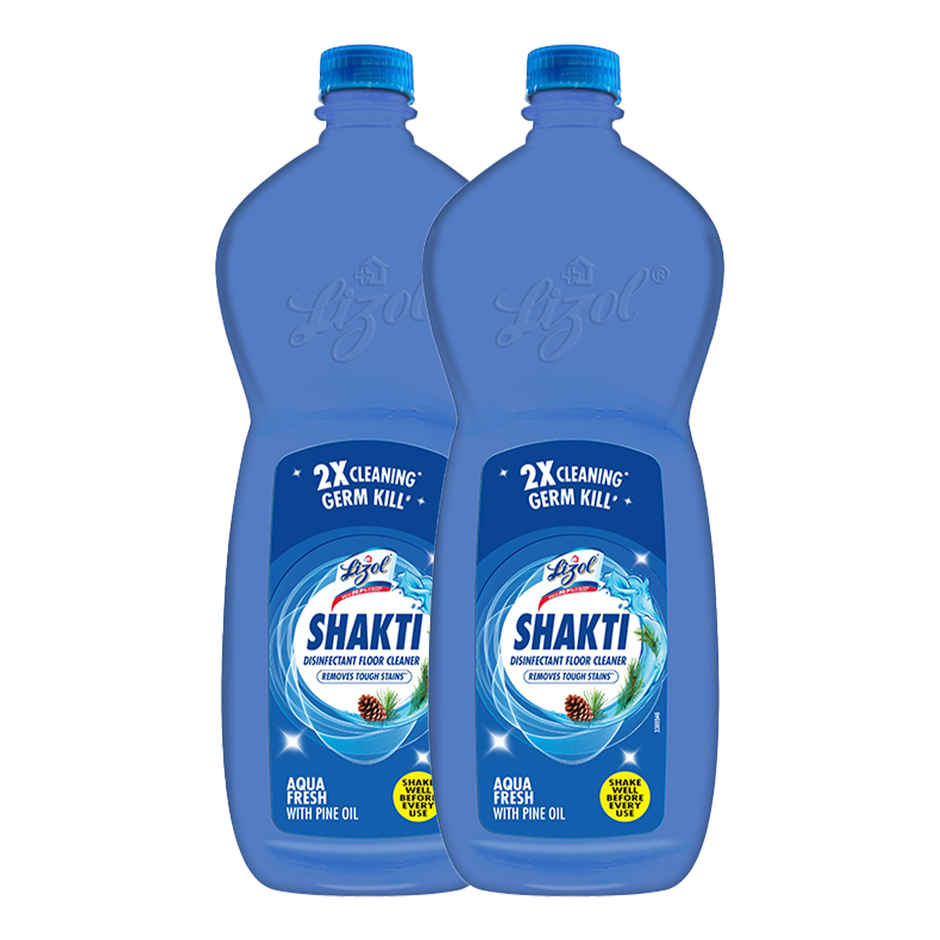 Lizol Aqua Fresh Shakti Disinfectant Floor Cleaner Combo