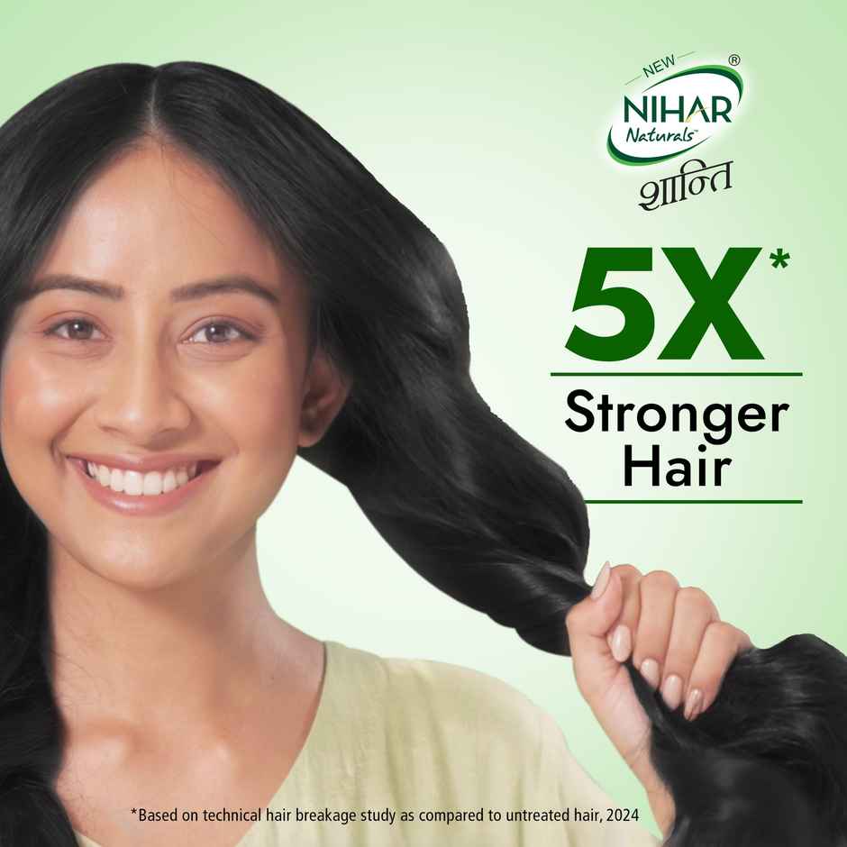 Nihar Shanti Amla And Badam Hair Oil For Black Silky And Stronger Hair