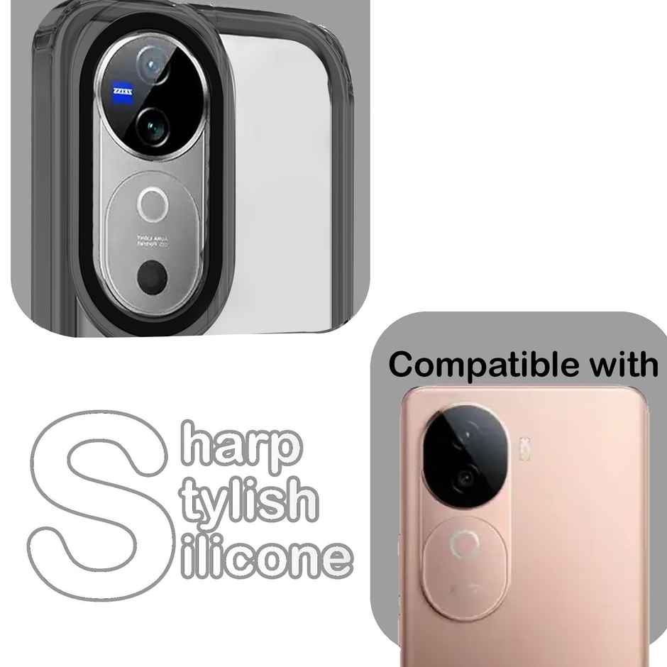 Artistque Case for Vivo V40e 5g / Iqoo Z9s 5g Back Cover | ultra Stylish Transparent Tpu Cover