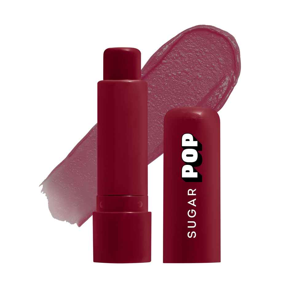 SUGAR POP Nourishing Lip Balm 07 Plum - Tinted Lip Moisturizer for Dry and Chapped Lips