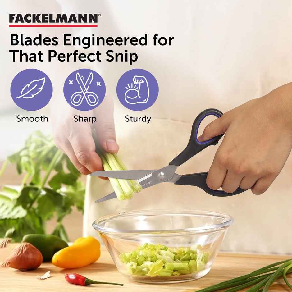 Nirosta Everyday Multi-Purpose Kitchen Scissors 22 Cm | Ideal Size | Suitable For Kitchen, Office