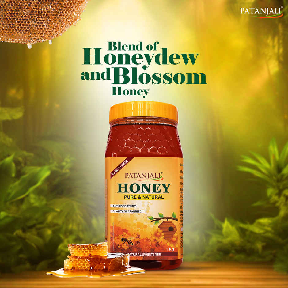 Patanjali Honey | Natural Shahed | No Added Sugar Sahad