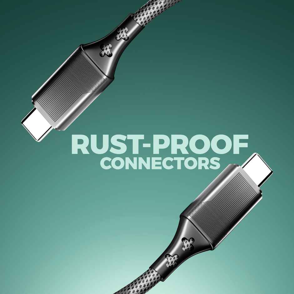 UBON 2mtr 65W Fast charging Type C to C Braided Cable