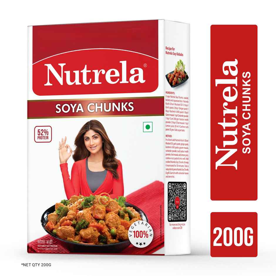 Nutrela Vegetarian Soya Chunks Combo