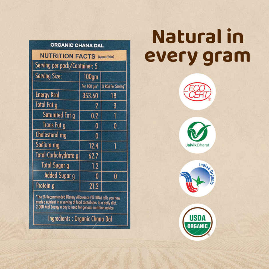 True Story Organic Chana Dal