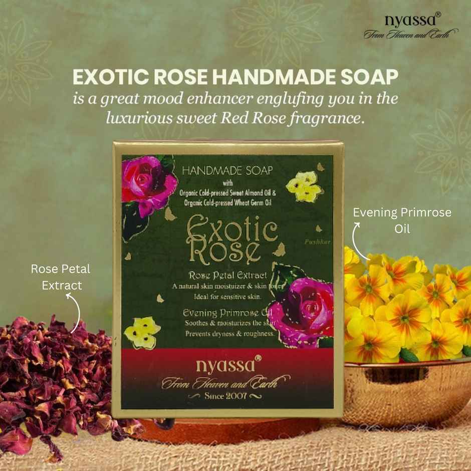 Nyassa Exotic Rose Handmade Soap