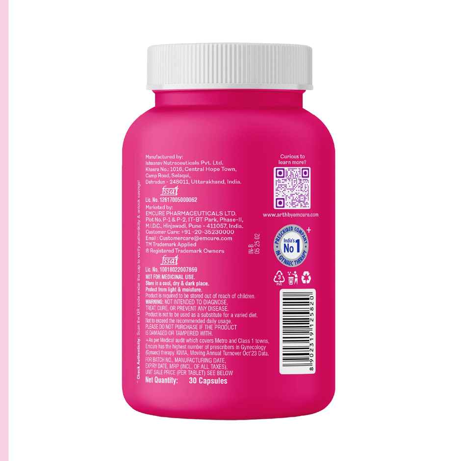 Arth By Emcure Heart Health Supplement | Omega 3 for Cardiovascular & Cholesterol Care