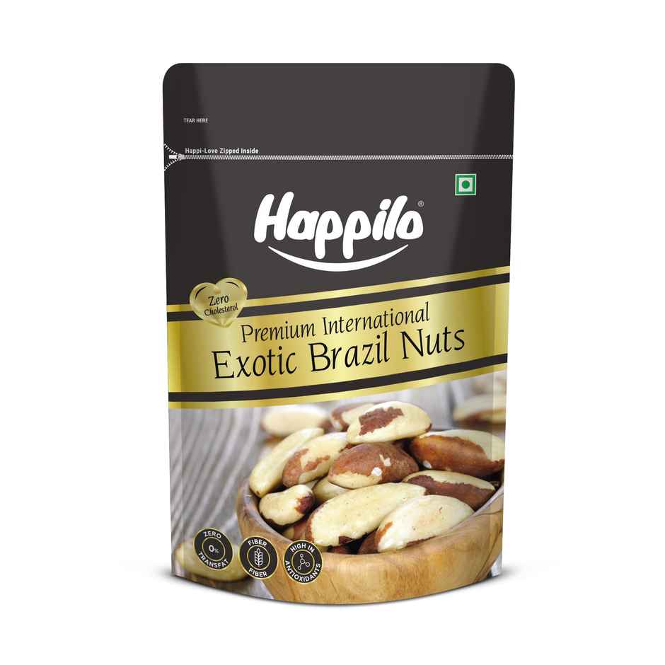 Happilo Premium Brazil Nuts | Nuts without Shell |Natural Source of Selenium|No Added Preservatives