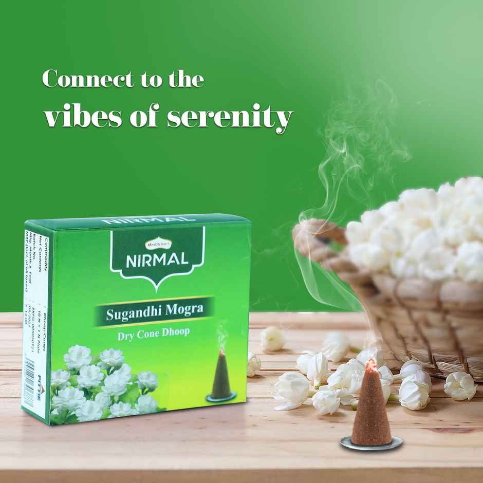 Shubhkart Nirmal Mogra Dry Cone Dhoop Combo