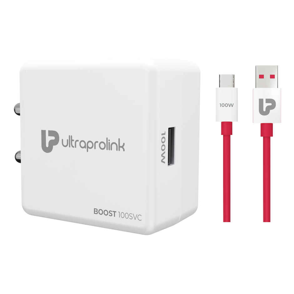 UltraProlink UM1201C Boost 100W Supervooc Multi Protocol Fast Travel Charger with Type-C Cable