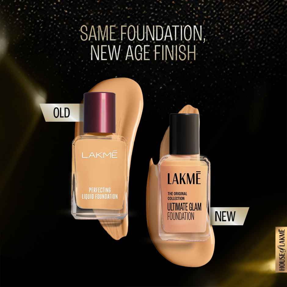 Lakme Forever Matte Foundation for Superior Coverage | Vit E | lightweight & water-resist Shell
