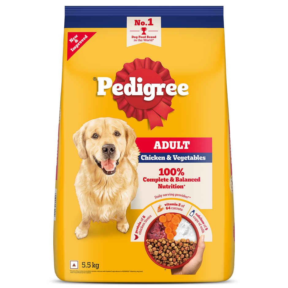 Pedigree Adult Chicken & Vegetables Dry Dog Food