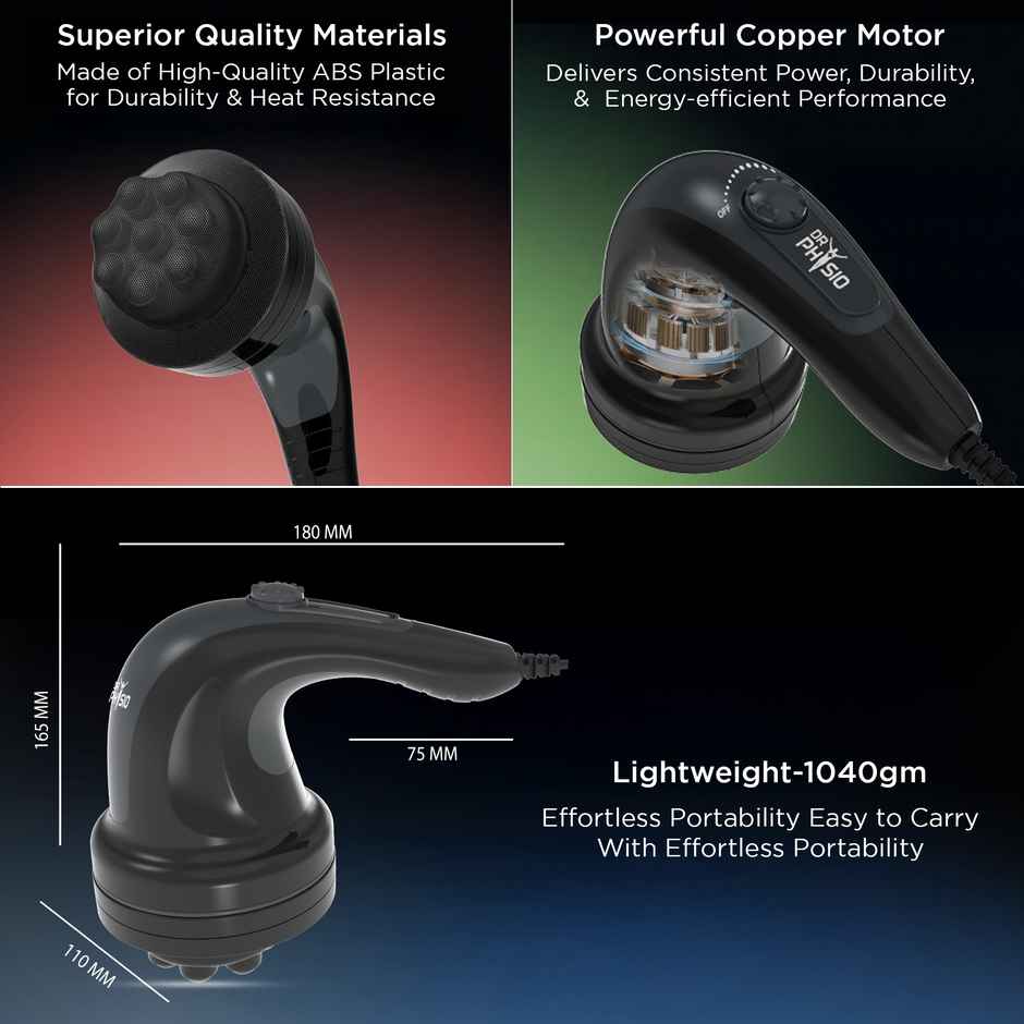 DR PHYSIO Full Body Massager Massage Machine Back Legs Neck Shoulder Massager