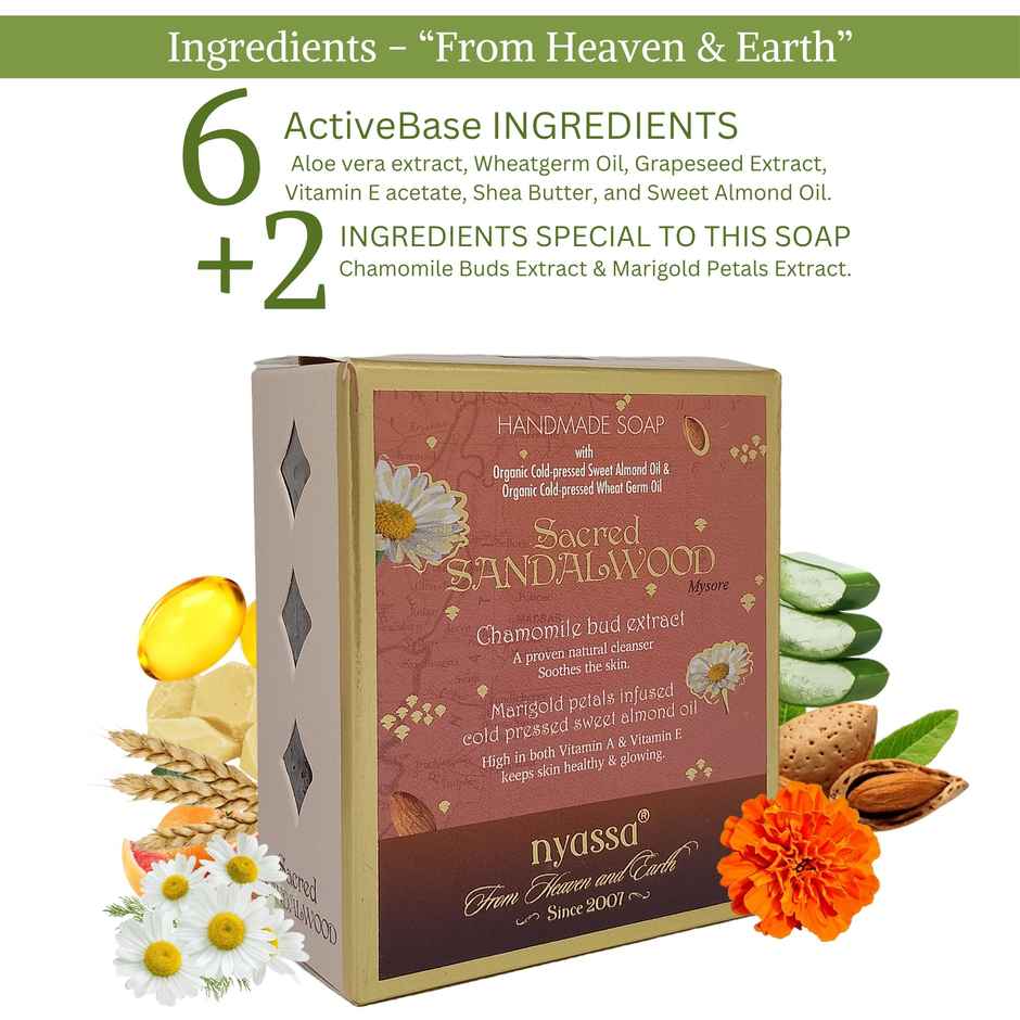 Nyassa Sacred Sandalwood Handmade Soap