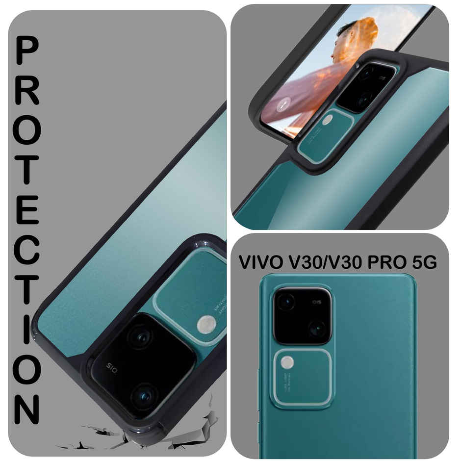 Artistque Case for Vivo V30 | V30 Pro 5g TPU Back Cover - Transparent Shockproof