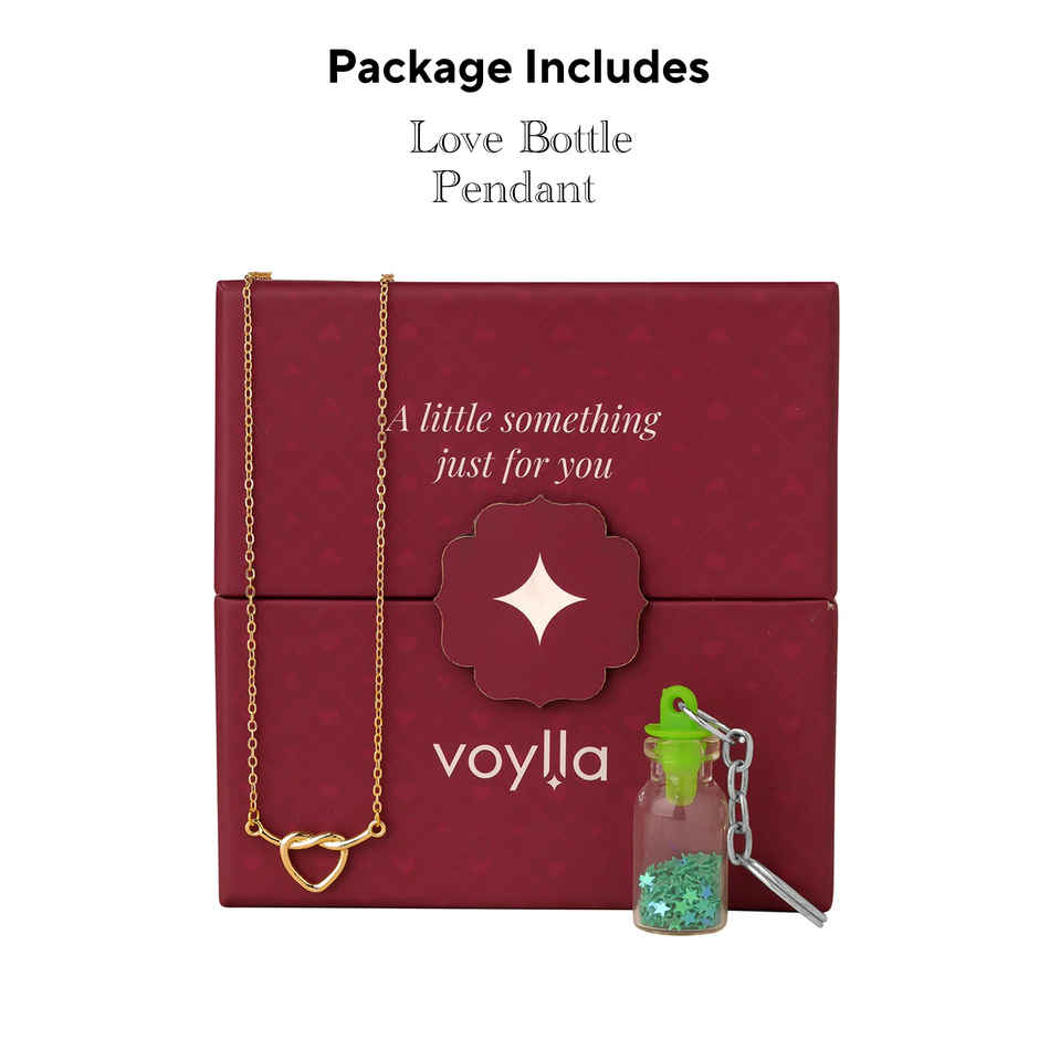 Heart Key Pendant Necklace Gift Box Jewelry Set | Voylla