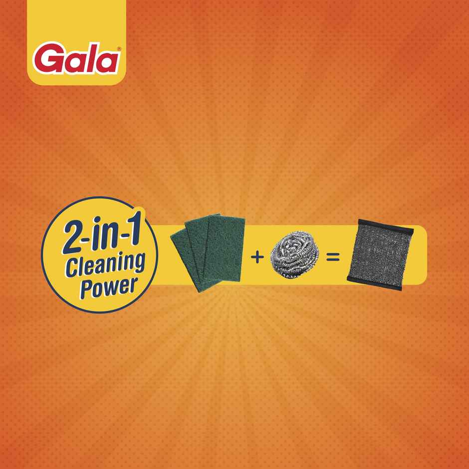 Gala Super Scrub Utensil Scrubber Combo Set