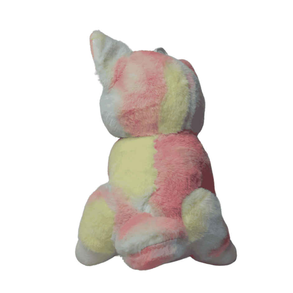 Toytales Cute Cat Soft Toy | Plushie Colorful Stuffed Animal | Toy For Kids