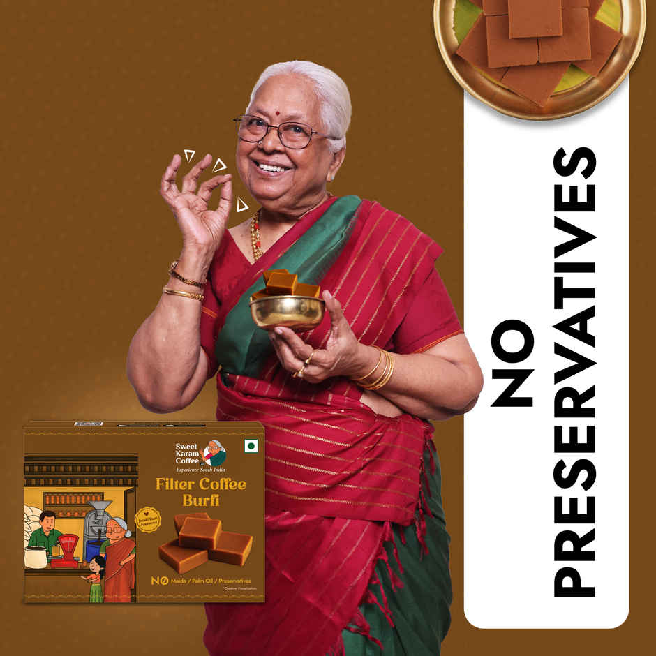 Sweet Karam Coffee Signature Filter Coffee Burfi - No Preservatives